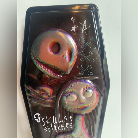 Disney Parks two metal Tin Coffin Nightmare Before Christmas tins - Picture 3 of 15